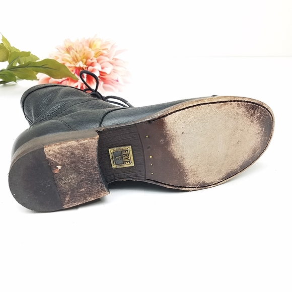 Frye Erin Cap Toe Laceup Work Boot SINGLE SHOE - Picture 4 of 8